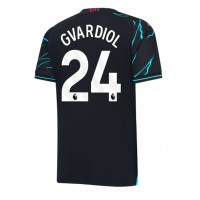 Fotbalové Dres Manchester City Josko Gvardiol #24 Alternativní 2023-24 Krátký Rukáv